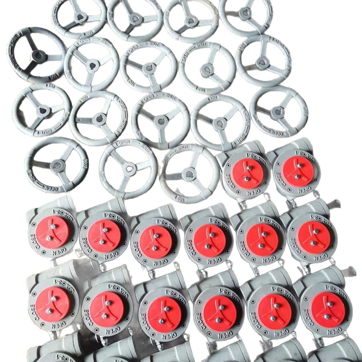Supply QDX3-6 manual worm gear head, turbine box, ball valve, butterfly valve device, single-stage and double-stage gearbox, electric gear worm gear Item Picture