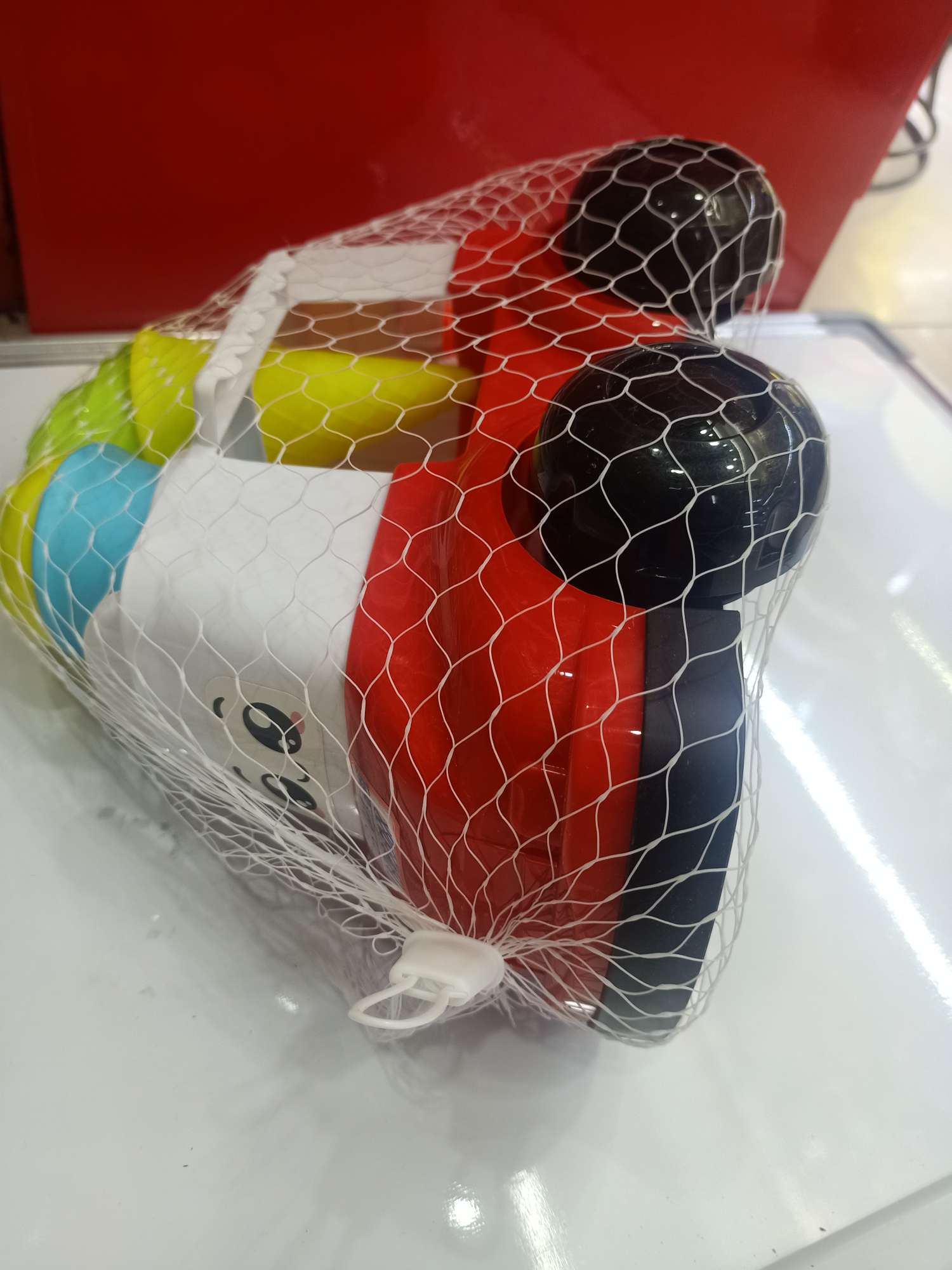 儿童塑料沙滩雪糕玩具车，内配塑料冰淇淋型号233欢迎选购。细节图