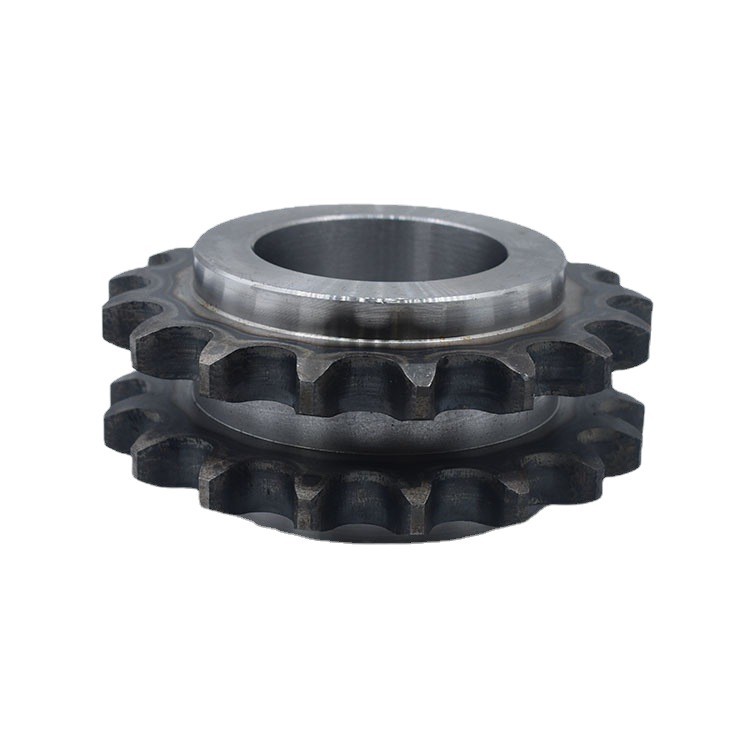 We are selling non-standard double-drive 45 steel sprockets, double-pitch standard sprockets, conveyor transmission gears and double sprockets in stock Item Picture