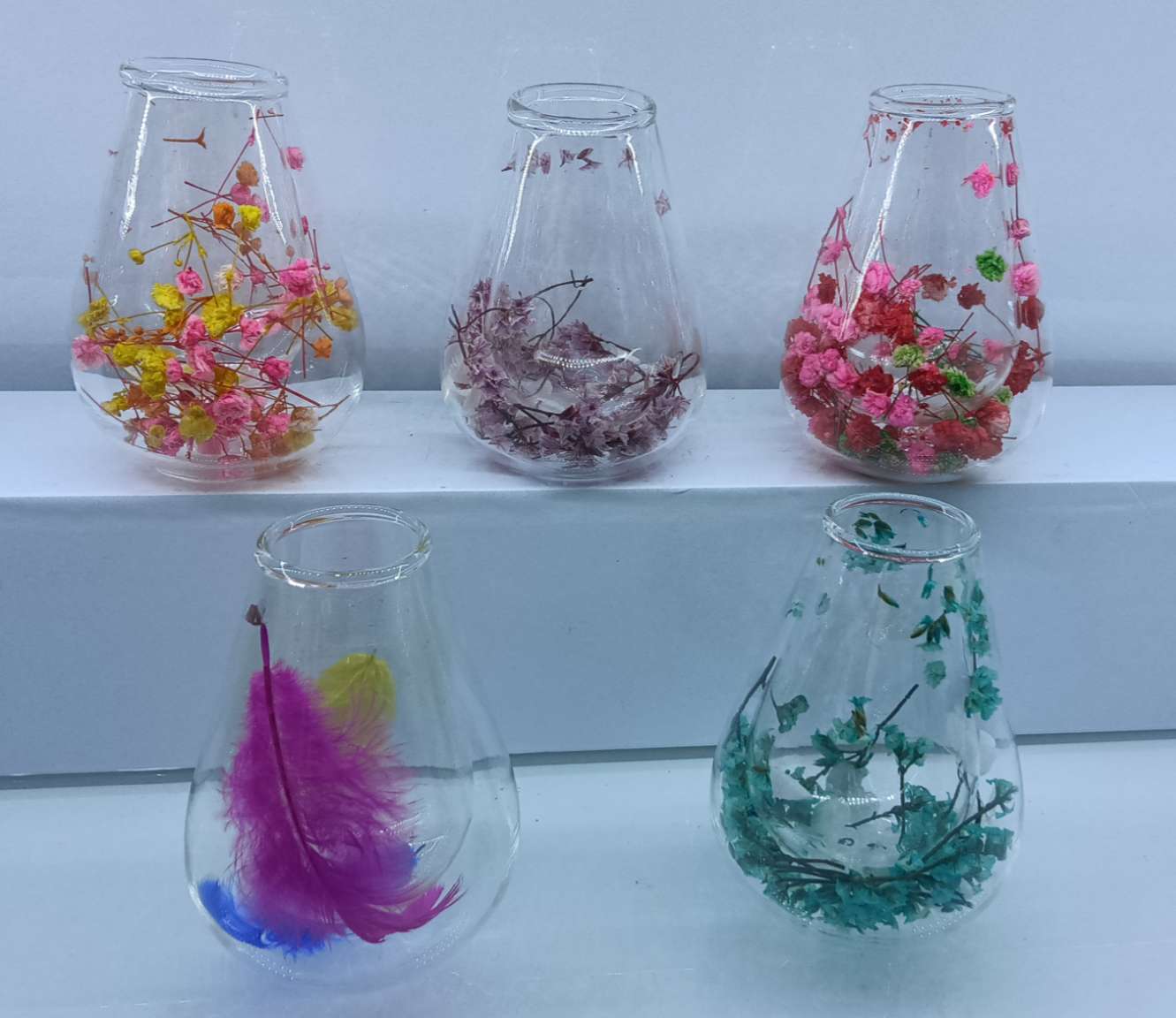 工艺品礼品玻璃花瓶玻璃珠弹珠西红花果冻蜡烛创意装饰品收藏品产品图