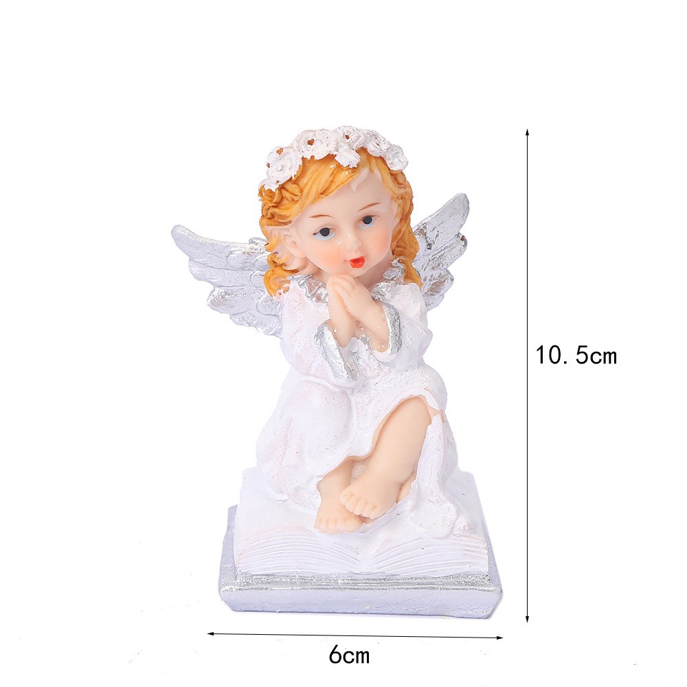 创意雕像礼物天使可爱女孩树脂工艺品节日送礼居家办公桌多功能摆件批发diy详情图2