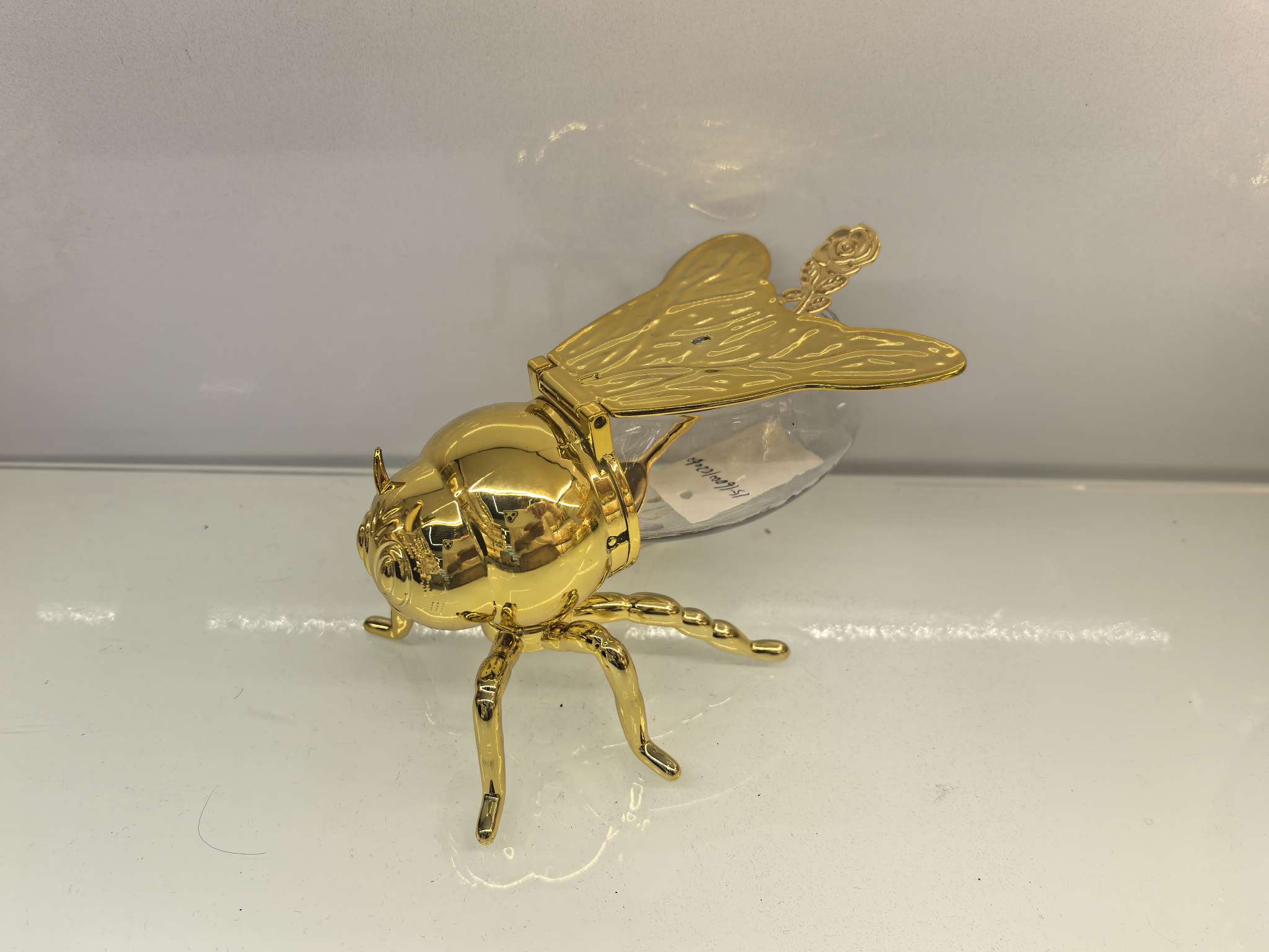 工艺品礼品越南零食塑料电镀果盘水晶球碎石金字塔托盘摆件塑料电镀果盘