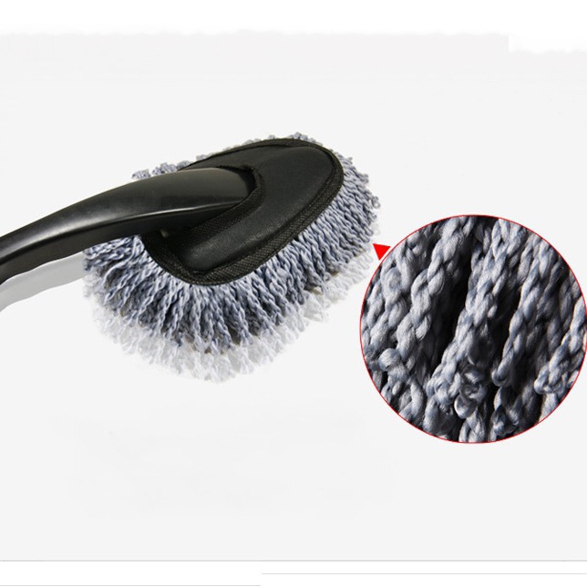 SNJUE car triangular wax brush, wax tow brush, car wash brush, dust removal brush, dust cleaning brush, car small wax brush, one-piece consignment details Picture