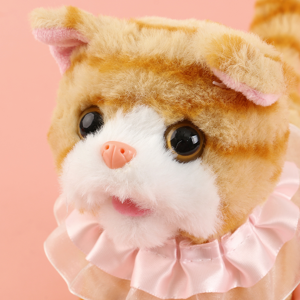 Meticulous and delicate! A cute and delicate electric plush kitten that can both meow and move, delicately meow and delicately move, exquisitely detailed and super considerate Application Scenario