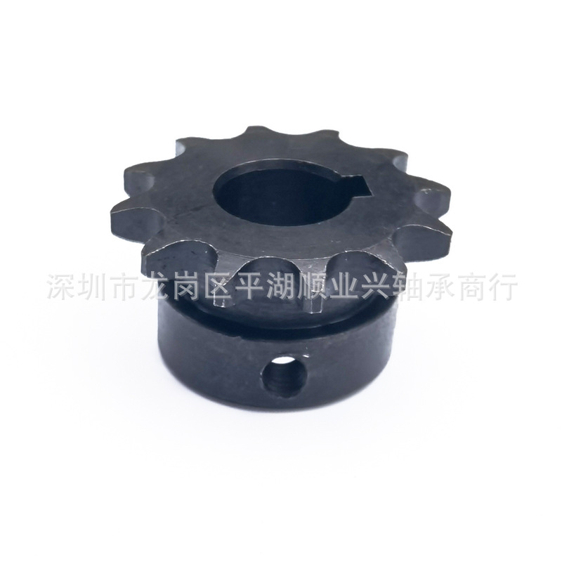 Non-standard custom-made 08b sprocket 4 minutes 5 minutes 6 minutes 1.2-inch sprocket 06a single sprocket 45# steel wheel tensioning wheel idler Item Picture