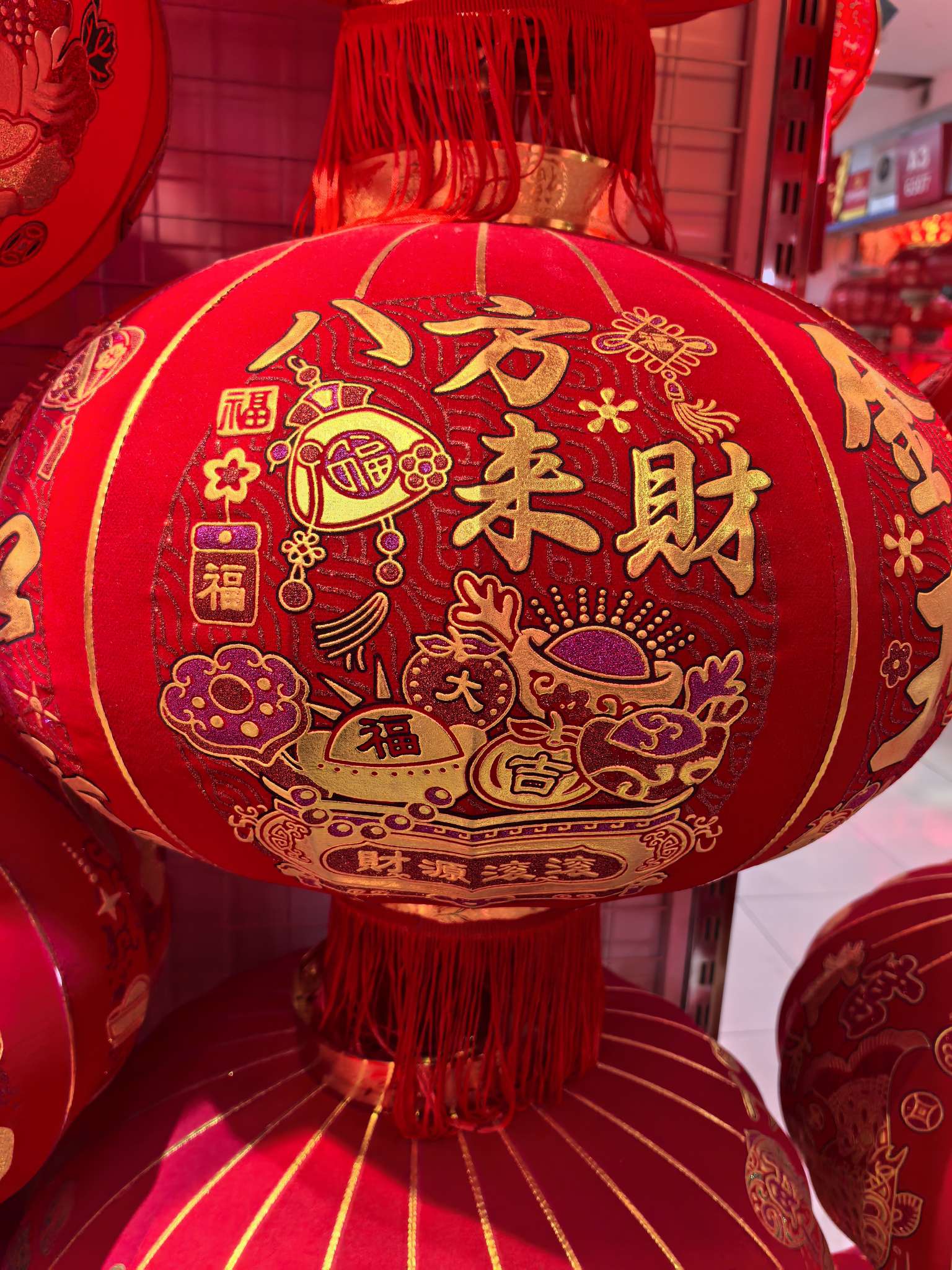 LED红灯笼古风小灯笼节庆文化用品工艺品灯笼办公装饰红灯笼细节图