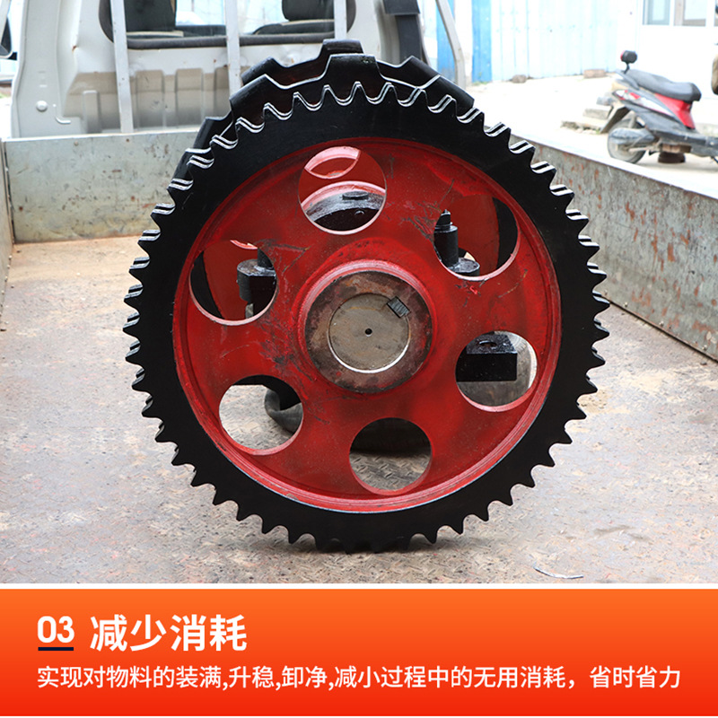 Industrial single and double row mechanical transmission sprocket manufacturer, scraper conveyor sprocket assembly, mining machinery parts, wear-resistant sprocket Specification drawing