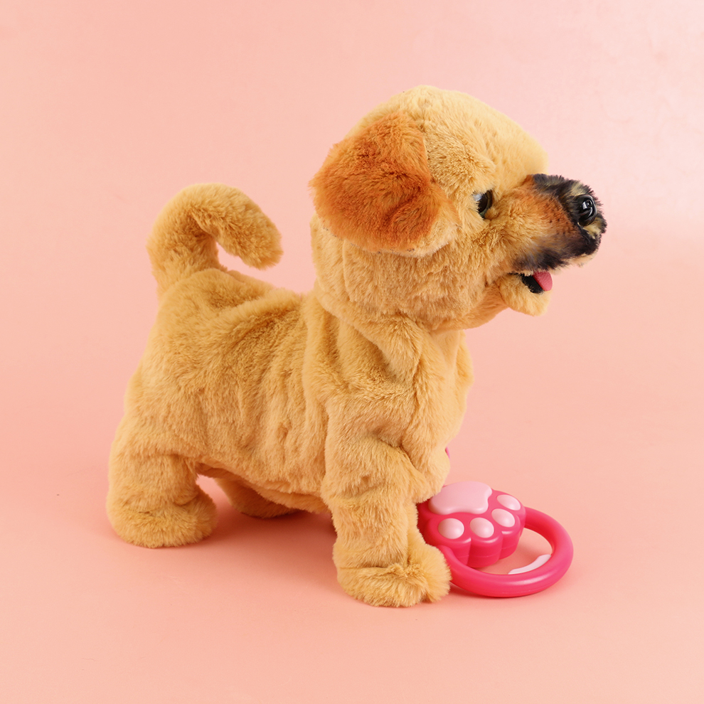Infinite cuteness! Cute and adorable electric plush puppy, accompanied by love, with recorded and stored sweet words, and lively singing that melts hearts details Picture