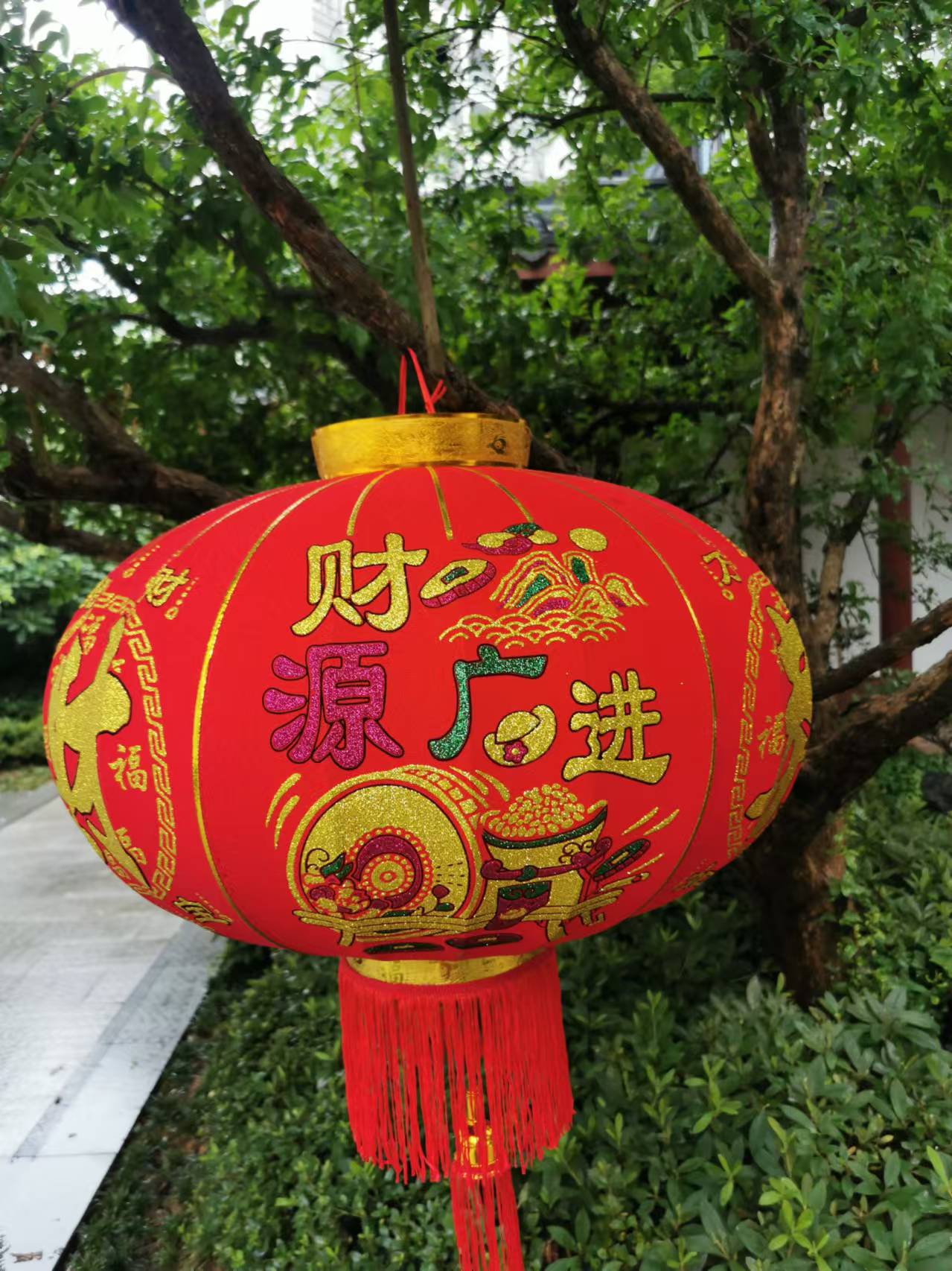 LED红灯笼古风小灯笼节庆文化用品工艺品灯笼办公装饰红灯笼详情图7