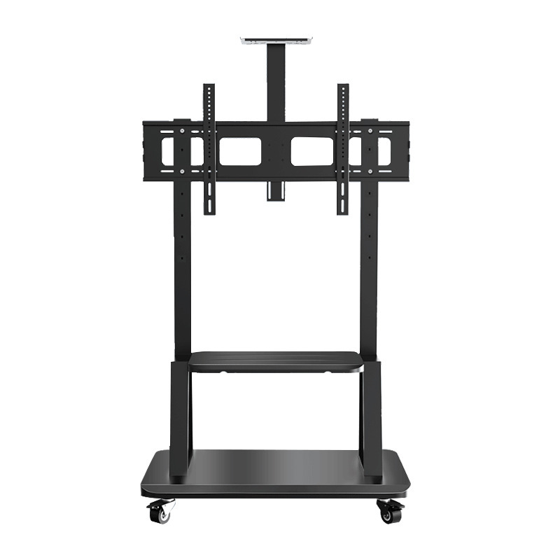 电视机移动式推车会议显示器支架可调落地式电视支架