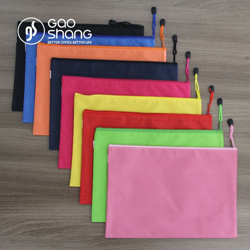 Single and double-layer ball pattern zipper bags A4, A5, A6 storage bags, test paper bags, document bags, anti-ticket bags