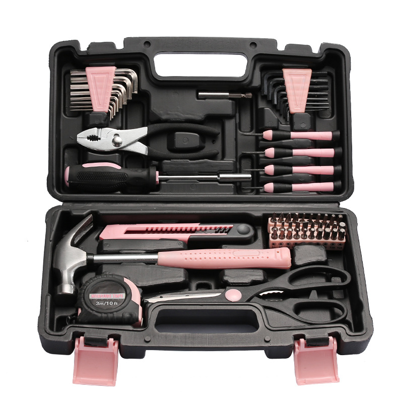 Cross-border 57-piece toolbox set, hardware combination tool set, family manual, real estate, bank gift customization Item Picture