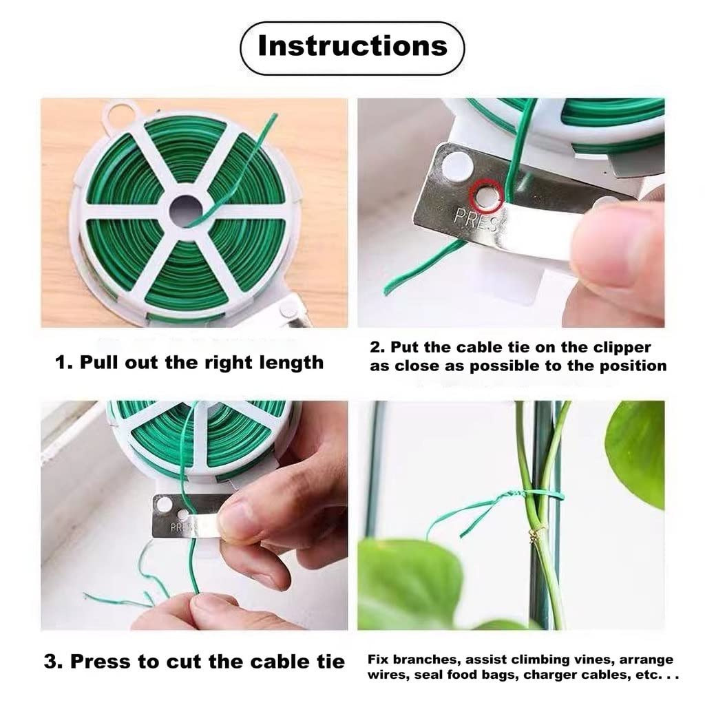 Factory direct sales of garden ties, garden flower and tree ties, garden ties, sealing and storage ties, portable cutting ties Application Scenario