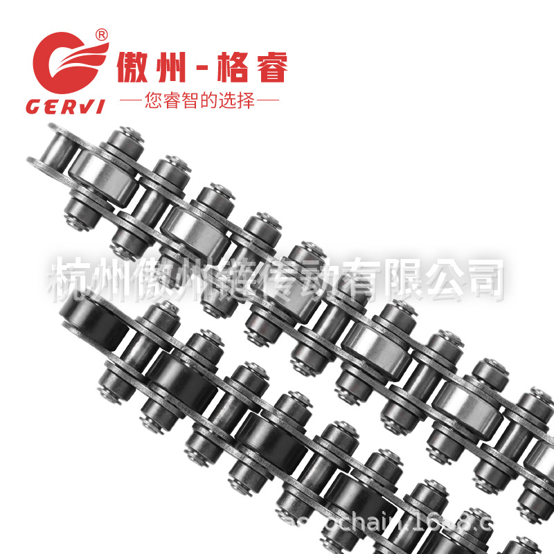 Double-sided roller single-speed chain 08BS pitch 12.7 nylon/steel double-speed chain assembly line double-speed line details Picture