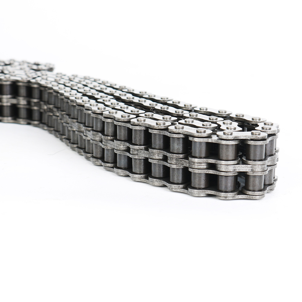 Carbon steel chains, 4-inch, 5-inch, 6-inch, 1-inch, 1.2-inch chains, single-row, double-row and triple-row chains, manganese steel chains details Picture