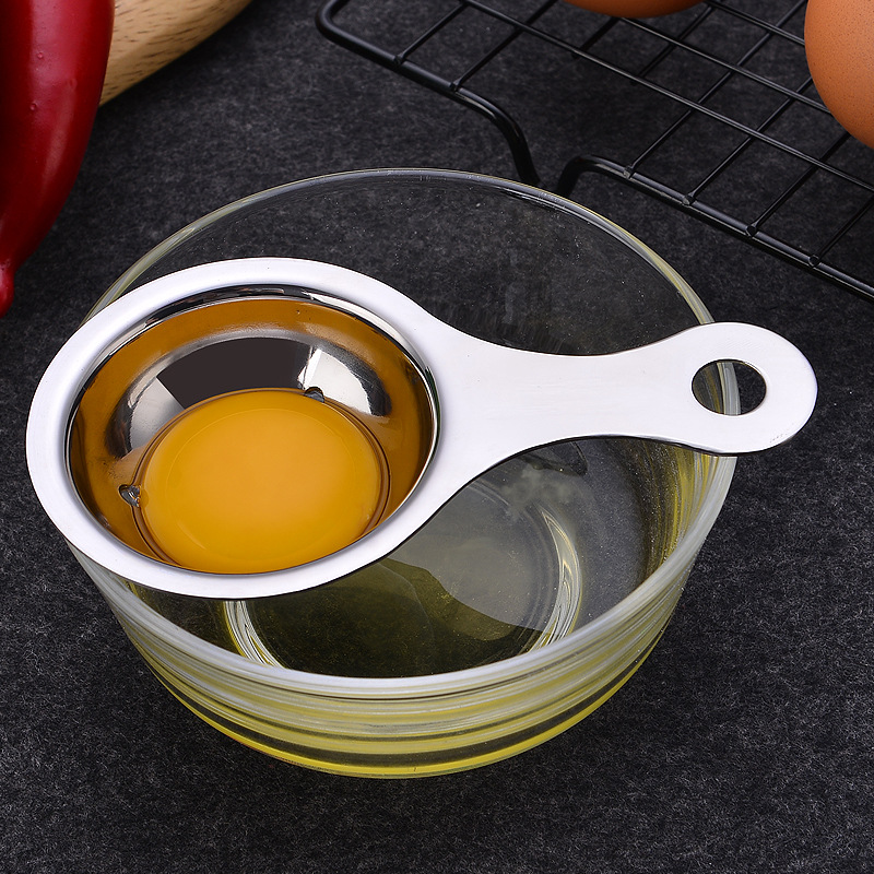 304 stainless steel egg white separator, egg yolk separator, egg strainer, kitchen small tools, cake baking tools Application Scenario