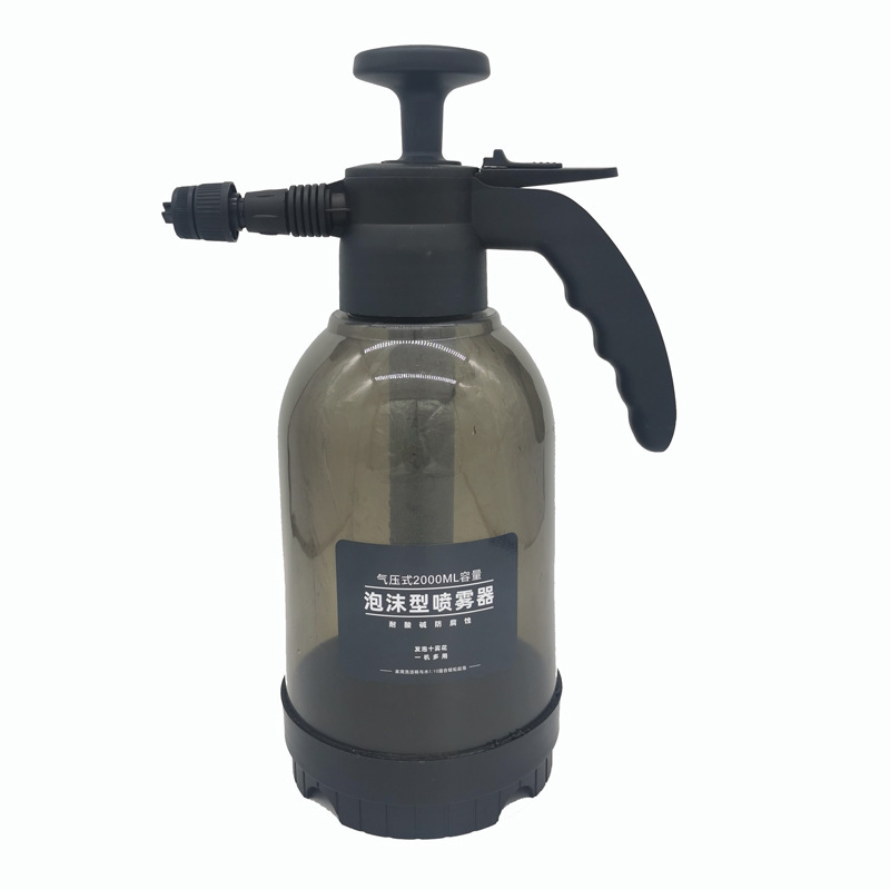 2L car wash foam bottle, spray bottle magic tool, bottle gun, manual car wash liquid generator, high-pressure hand spray car wash bottle Item Picture
