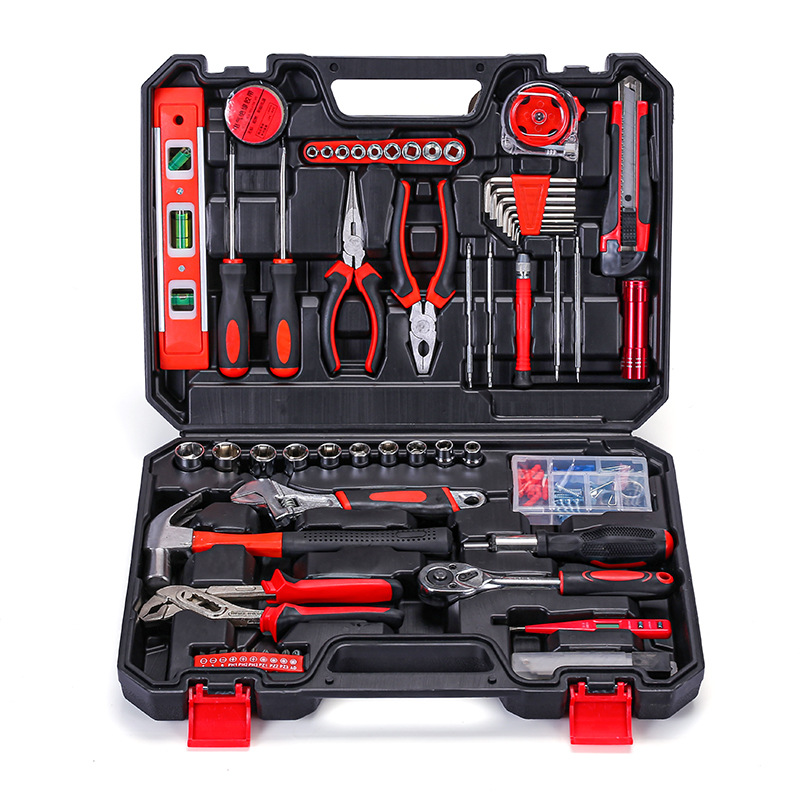A complete set of household combination tools, manual maintenance, multi-functional woodworking gifts, and hardware tool sets manufacturer Item Picture