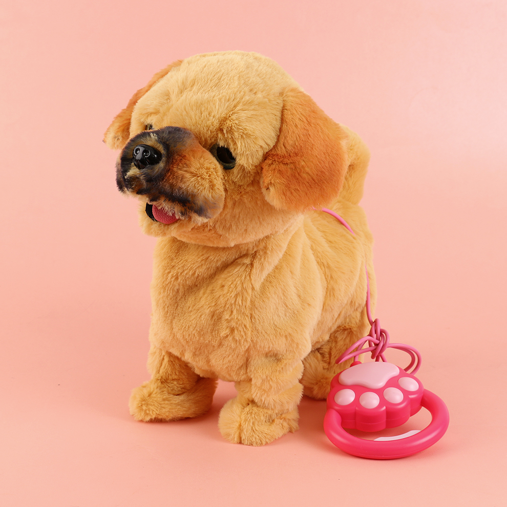 Infinite cuteness! Cute and adorable electric plush puppy, accompanied by love, with recorded and stored sweet words, and lively singing that melts hearts