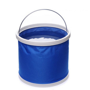 Portable folding water buckets, camping car water buckets, fishing water buckets, car washing water buckets, available in 9L and 11L Item Picture