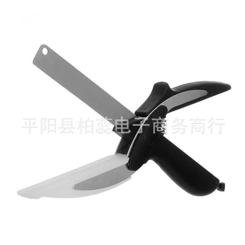 Household kitchen vegetable scissors, multi-purpose food two-in-one smart cutting knife, one-piece consignment vegetable utensier manufacturer Item Picture
