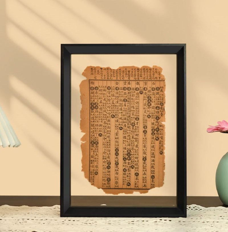 现代简约双面亚克力非中空摆台定制相框