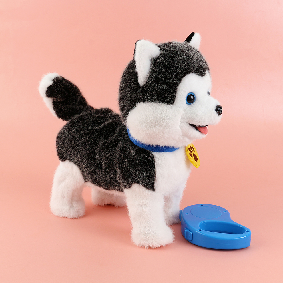 Charming electric plush puppy, accompanying warm daily life, recording and collecting words, singing loudly and sweetly, being cute and endearing details Picture