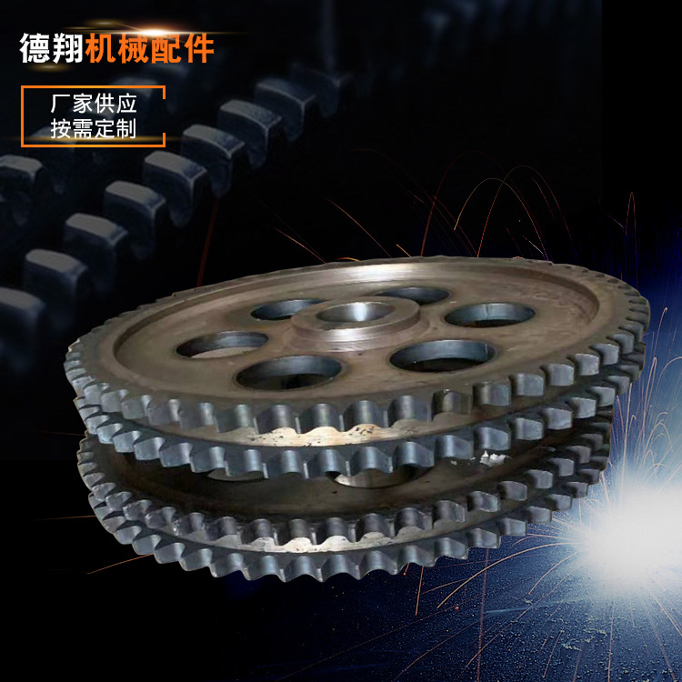 Non-standard large gear sprocket manufacturer, stainless steel sprocket, non-standard large gear sprocket, single-row sprocket details Picture