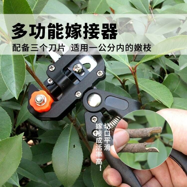 SNJUE grafting shears, grafting knives, pruning shears, seedling grafting machines, grafting tools, fruit tree grafting machines, gardening tools full figure