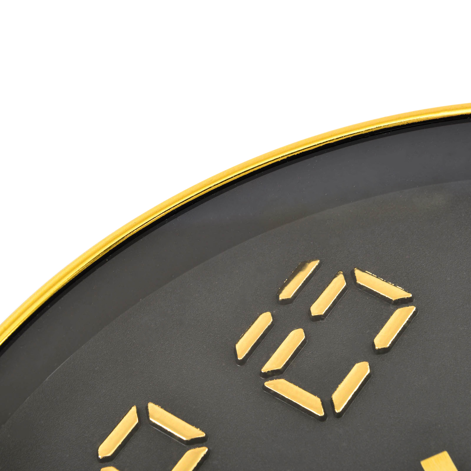 12英寸30cm静音挂钟创意时尚家用客厅立体数字简约钟表批发白底实物图