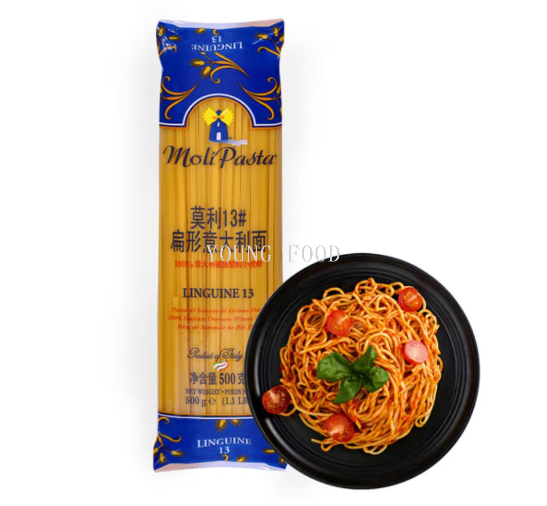 包邮 意大利原装进口面条硬质燕麦优质美食13#扁直条形意大利面详情2