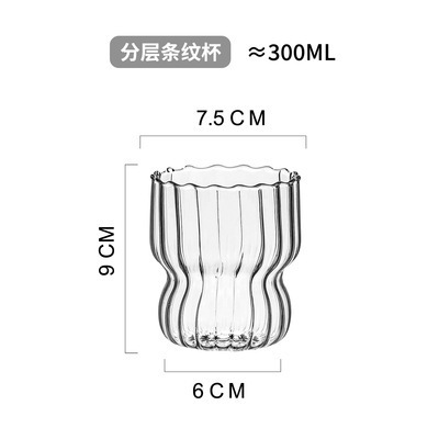 胖胖杯ins风高硼硅玻璃定制喝水杯咖啡杯牛奶杯玻璃饮水杯详情图3