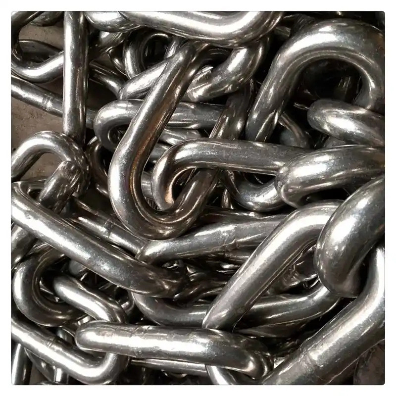 Manufacturer's 6-30mm guardrail hoisting stainless steel chain industrial furnace high-temperature resistant and corrosion-resistant stainless steel chain Specification drawing