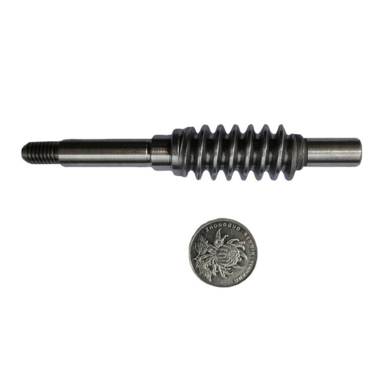 Stainless steel small module worm gear transmission shaft micro reducer with non-standard worm gear mechanical parts Specification drawing