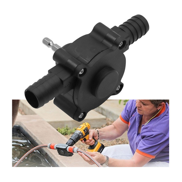 Household small water pump, portable DC water pump, electric drill, water pump, self-priming centrifugal pump full figure