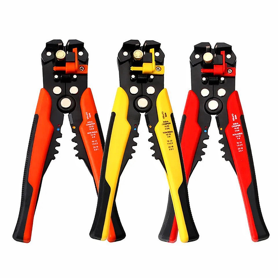Factory direct sales of 8-inch automatic wire strippers, wire cutters, wire dividers, wire crimping and wiring pliers, wire peeling pliers, and wire cutters details Picture