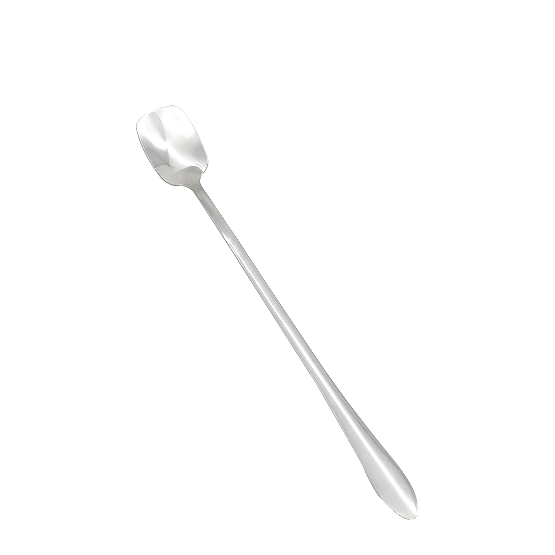 Stainless steel spoon, long-handled coffee stirring spoon, honey spoon, dessert spoon, creative small scoop spoon, bar cocktail spoon, ice spoon Item Picture