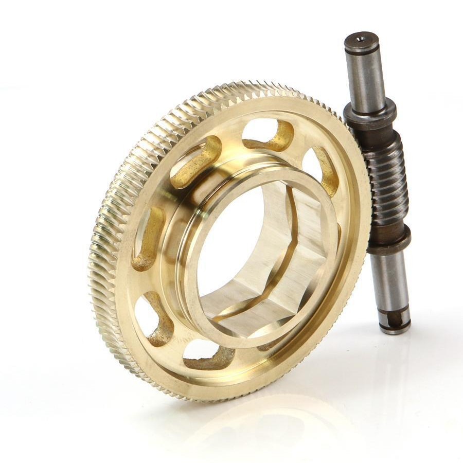 Factory direct supply and processing of high-precision mechanical parts for worm gears and worm rods, non-standard turbines, wear-resistant miniature details Picture