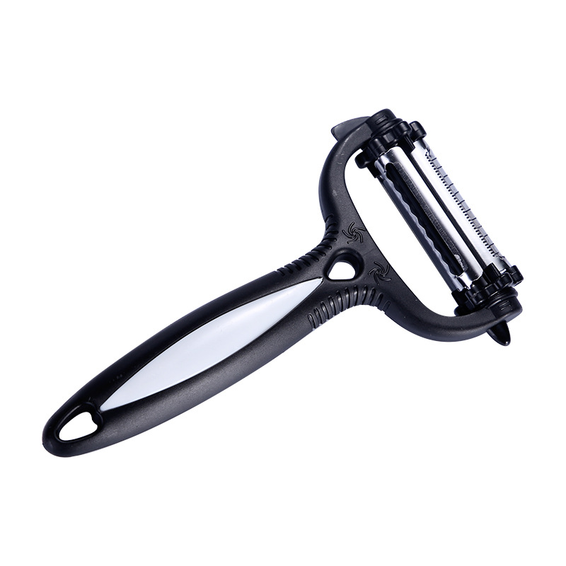 Multi-functional peeler, sharp peeler, colored plastic handle, fruit and vegetable peeler, kitchen small tool, fruit and vegetable plane Item Picture