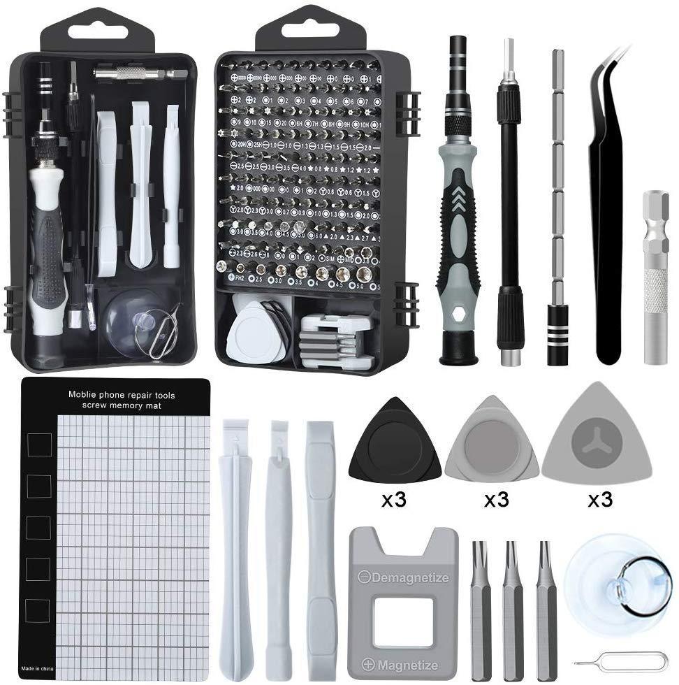 115-in-one screwdriver set, watch and mobile phone repair tools, electronic disassembly set, cross-border multi-functional tools details Picture