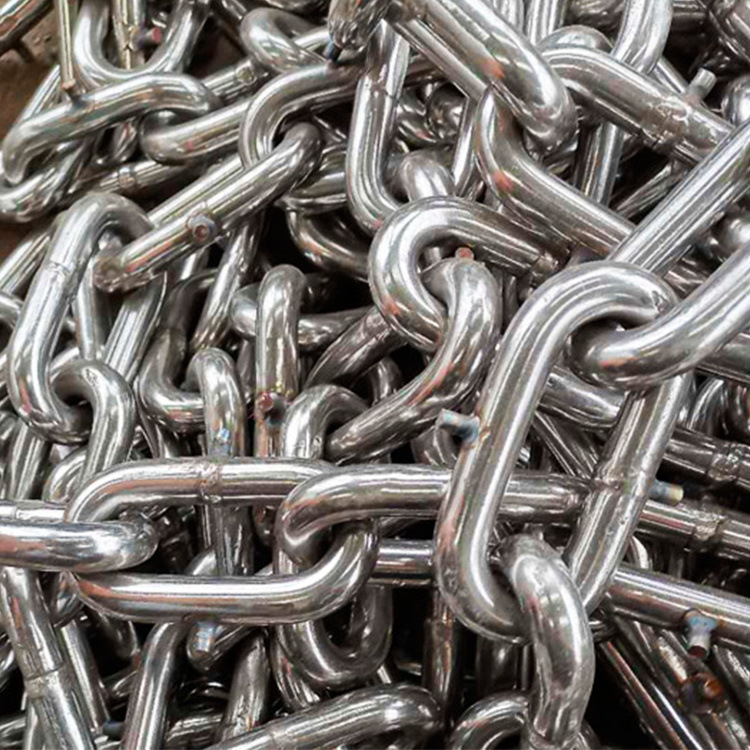 Manufacturer's 6-30mm guardrail hoisting stainless steel chain industrial furnace high-temperature resistant and corrosion-resistant stainless steel chain details Picture