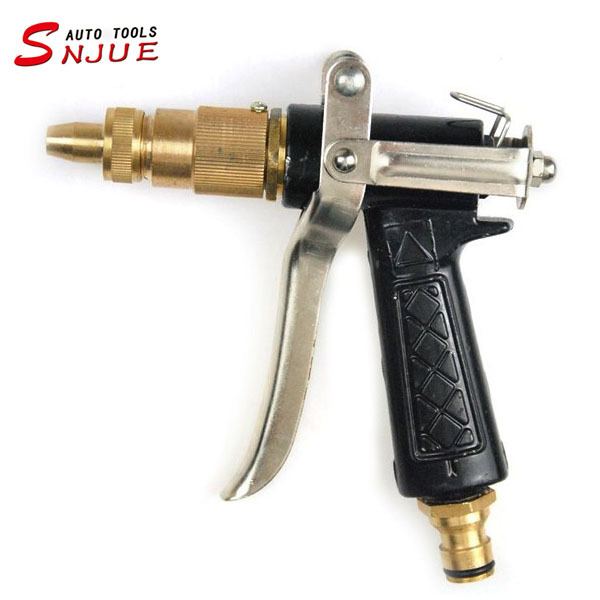 New household high-pressure car wash water gun head, all-copper pacifier interface, water gun car wash products, car cleaning tools details Picture