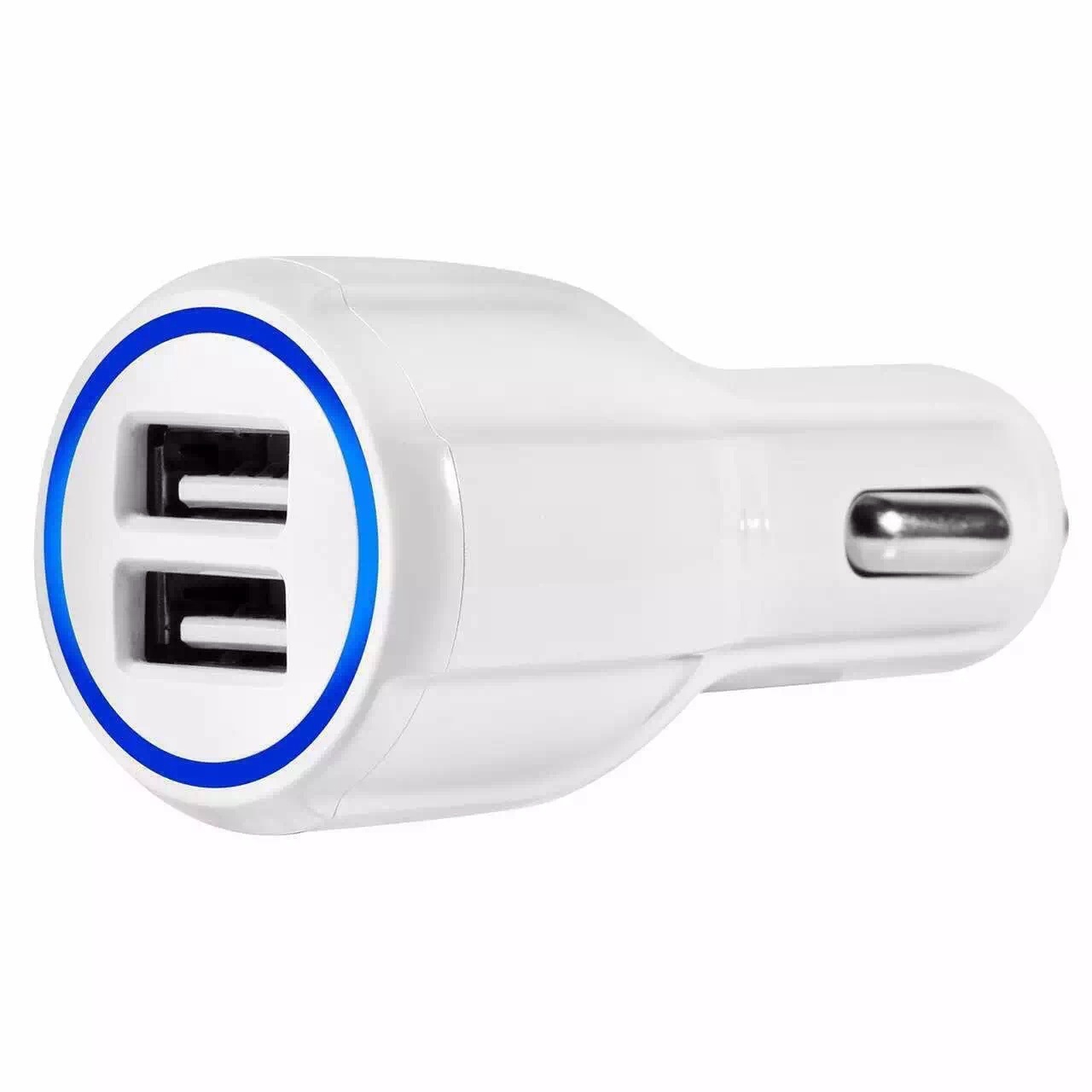 Dual usb fast charging QC3.0 car charger Halo Car Charger Dual usb car Charger Car mobile phone charger full figure