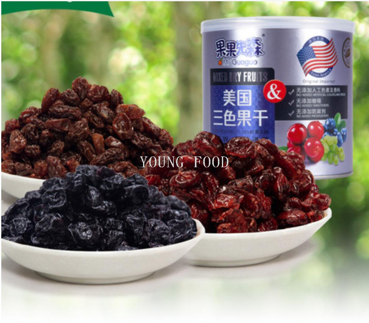 批发包邮水果干蓝莓干无核西梅干葡萄干蔓越莓干 休闲食品零食