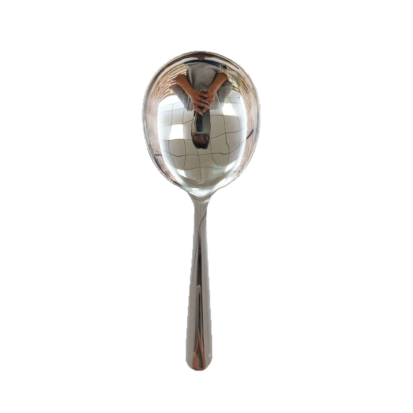 Stainless steel serving spoons, mini strainer spoons, rice spoons, hotel serving spoons, public spoons, household serving spoons, short-handled soup spoons and strainers Item Picture