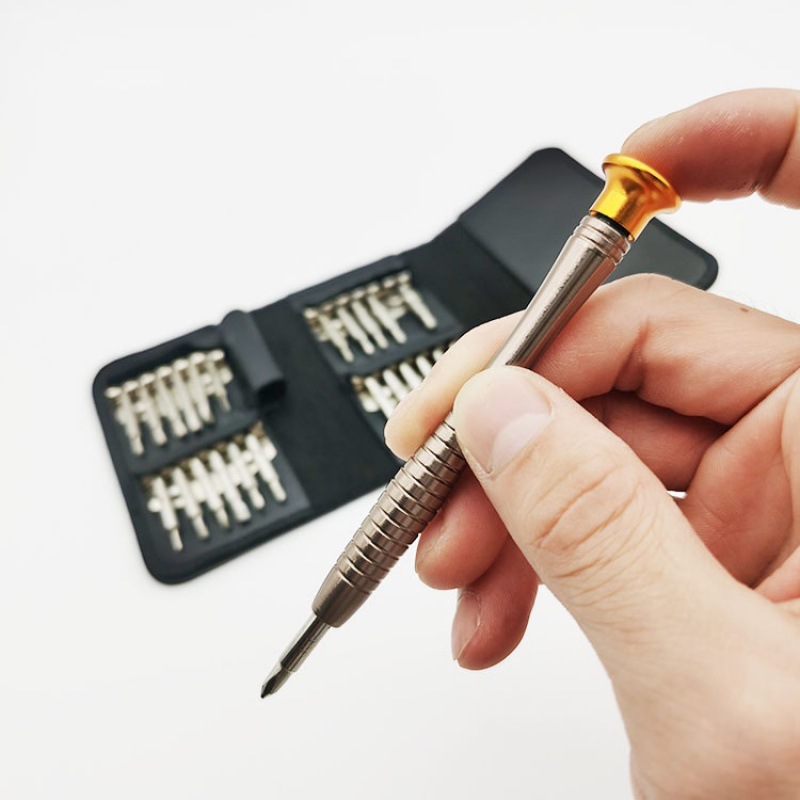 25-in-one screwdriver set, mobile phone disassembly tools, notebook repair, screwdriver case, multi-purpose screwdriver Application Scenario