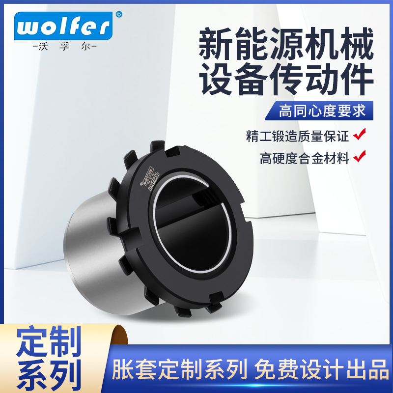Wholesale mechanical tight sleeve Z19B expansion sleeve, nested motor keyless shaft expansion sleeve, quick-release synchronous wheel, precision details Picture