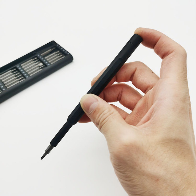 Screwdriver set with aluminum shell, 24-in-one precision Xiaomi, Apple and Android disassembly and repair tool, screwdriver s2 bit details Picture