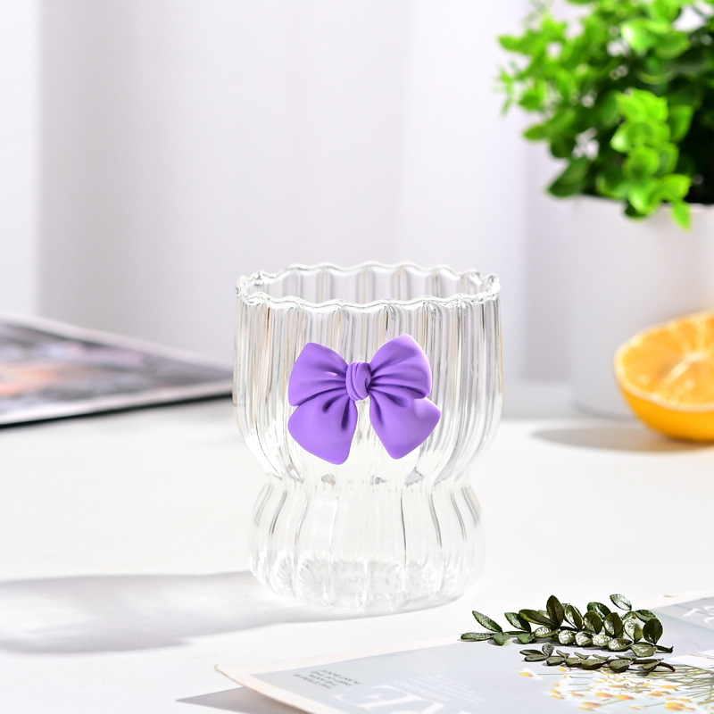 胖胖杯ins风高硼硅玻璃定制喝水杯咖啡杯牛奶杯玻璃饮水杯白底实物图