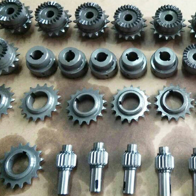 Non-standard sprocket gears, gear grinding, gear processing, hard tooth surface gears, industrial single and double row double-sided sprockets details Picture